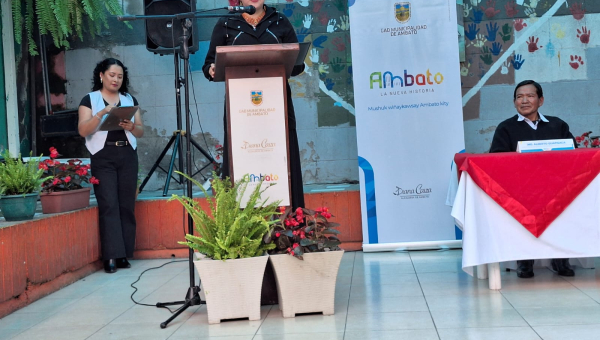 LA FUNDACIÓN DON BOSCO FIRMAN CONVENIO CON LA MUNICIPALIDAD DE AMBATO